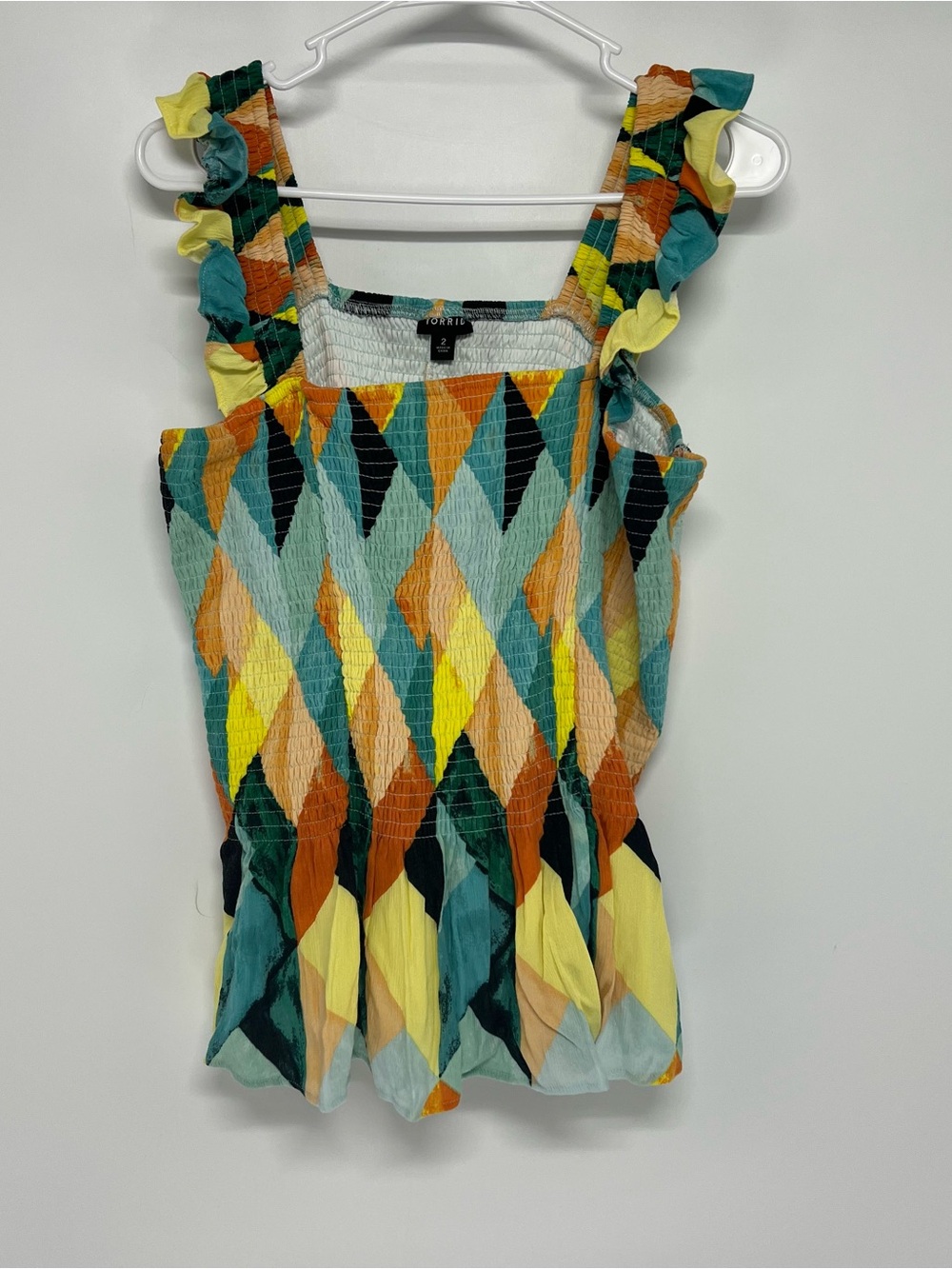 Torrid women’s tank top 2X smocked